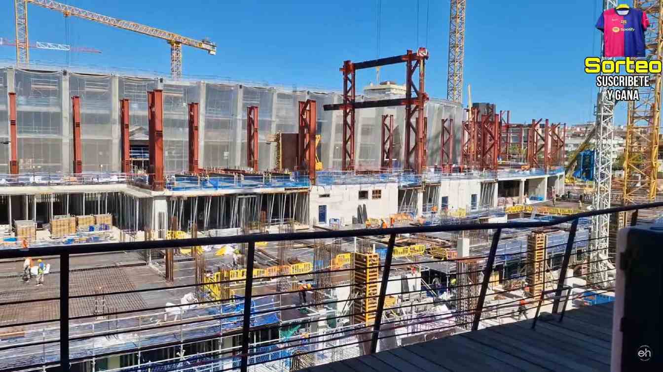 Construction of Spotify Camp Nou