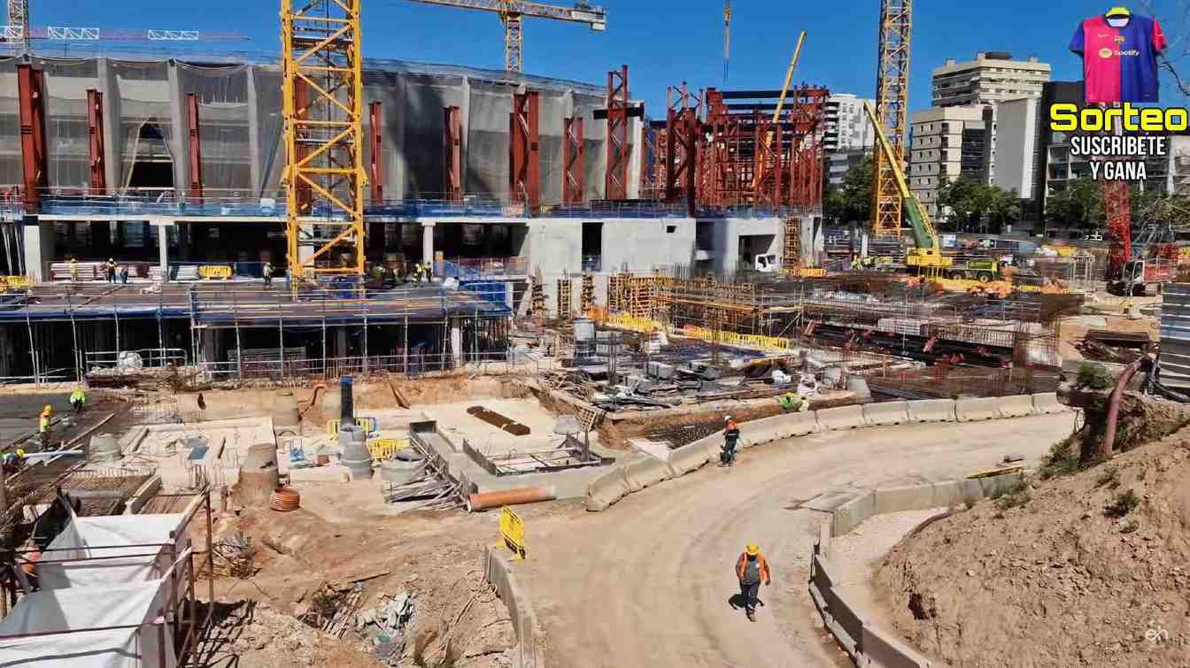 Construction of Spotify Camp Nou