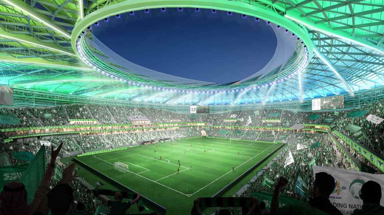 Design of Aramco Stadium