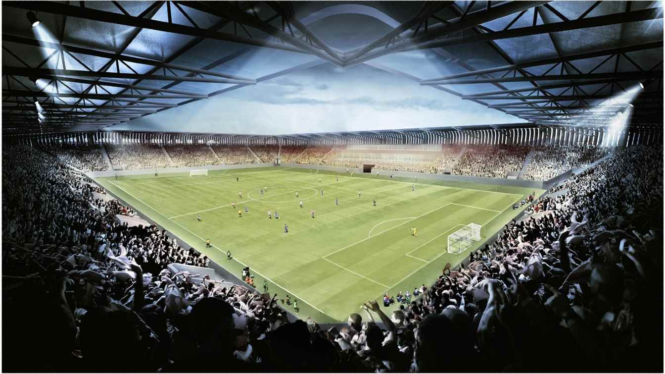 Design of Ruch Chorzów Stadium