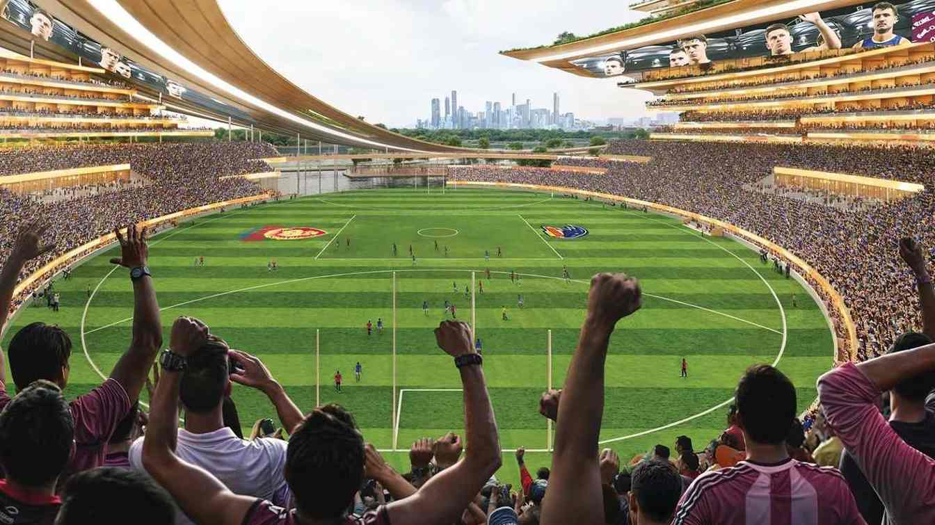 Design of Brisbane Olympic Stadium