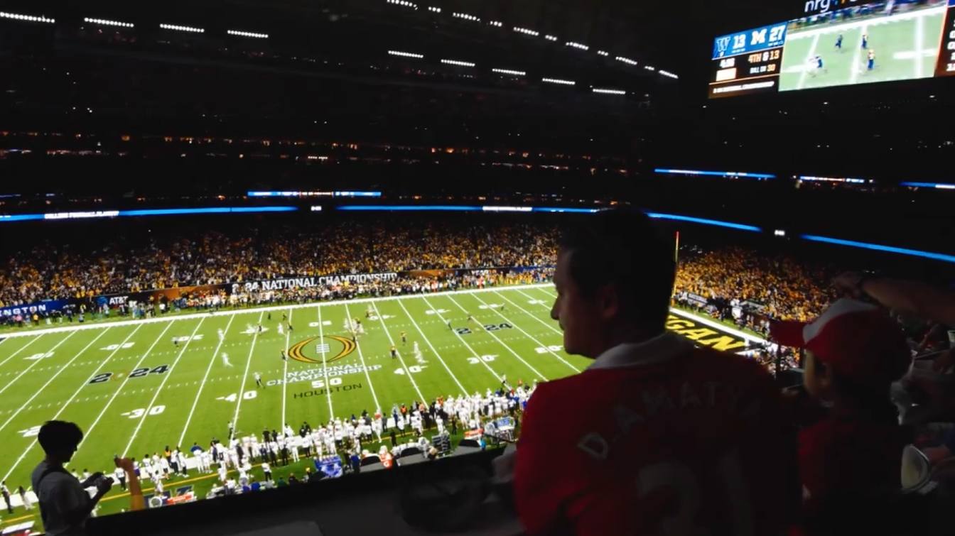 This is what the new quality of watching a match at The Dome looks like. 