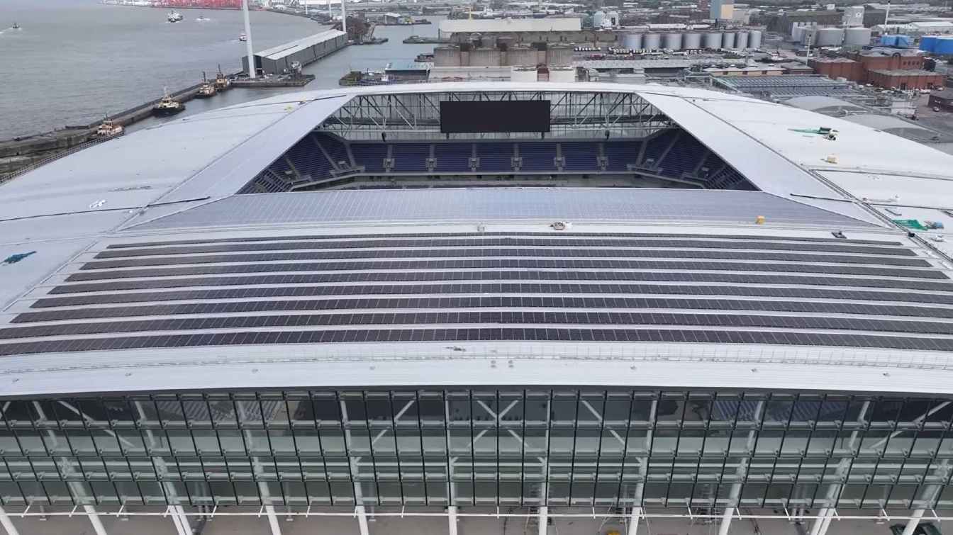 Construction of Everton Stadium