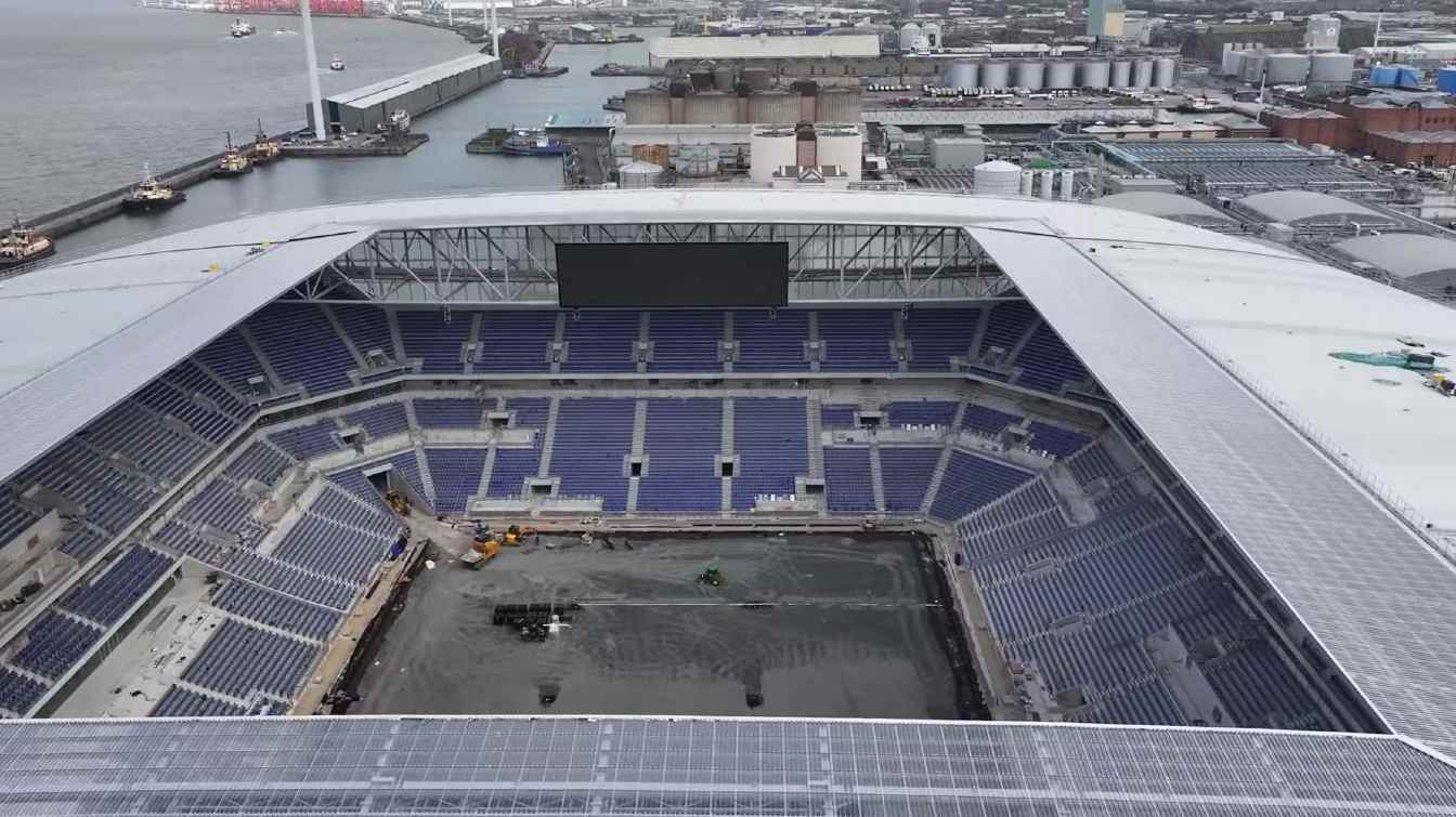 Construction of Everton Stadium