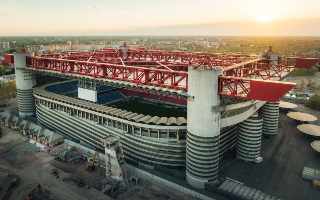 Italy: Improvements and pub inside San Siro