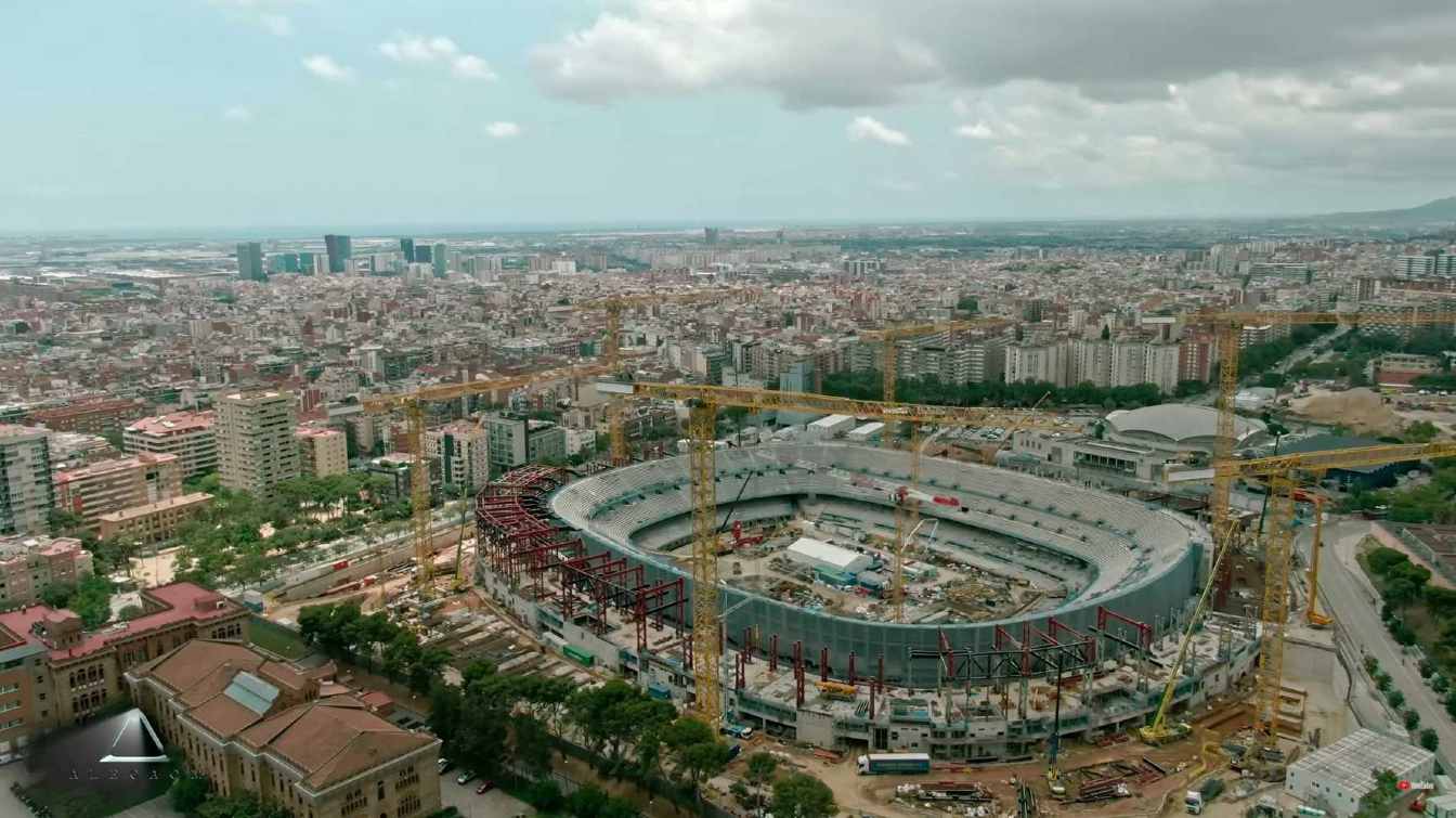 Construction of Spotify Camp Nou