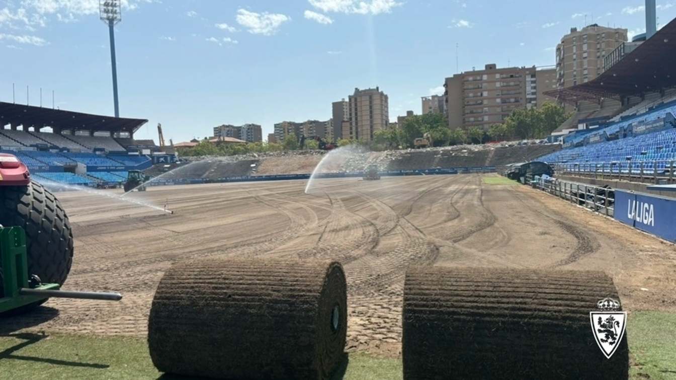 Works that prepared the stadium for the season