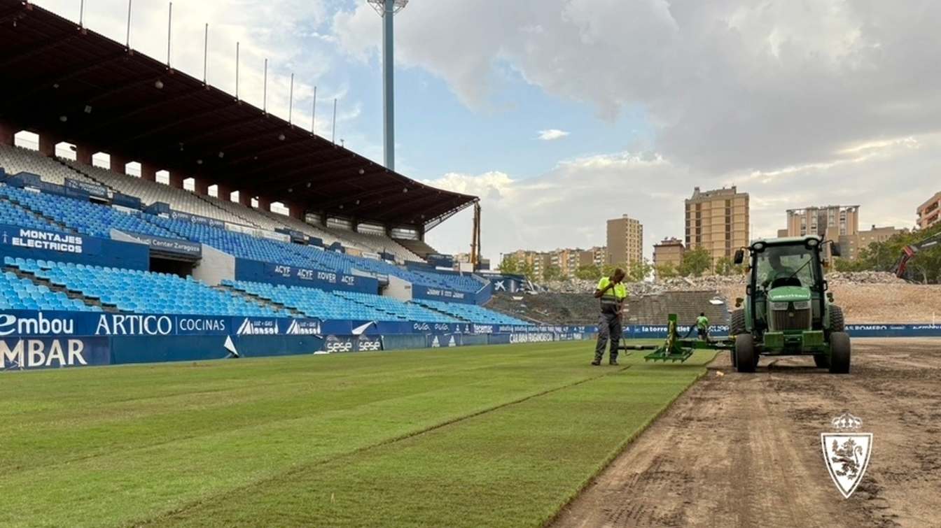 Works that prepared the stadium for the season