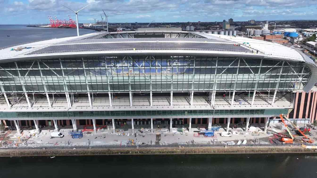 Construction of Everton Stadium