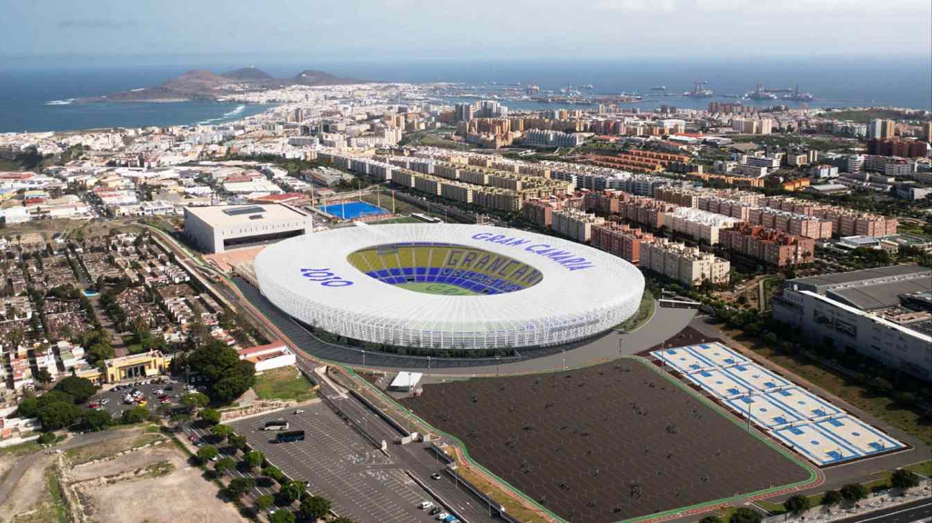 Design of Estadio Gran Canaria