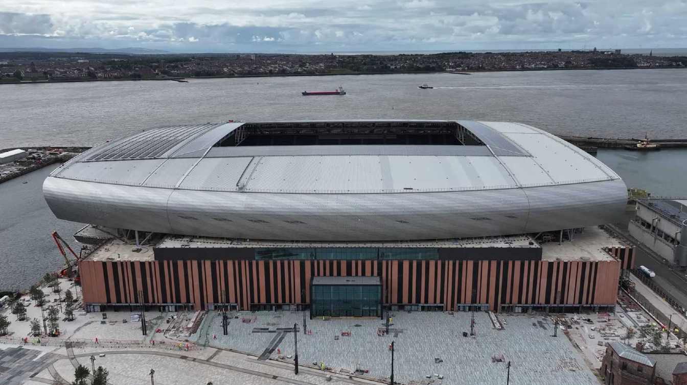 Construction of Everton Stadium