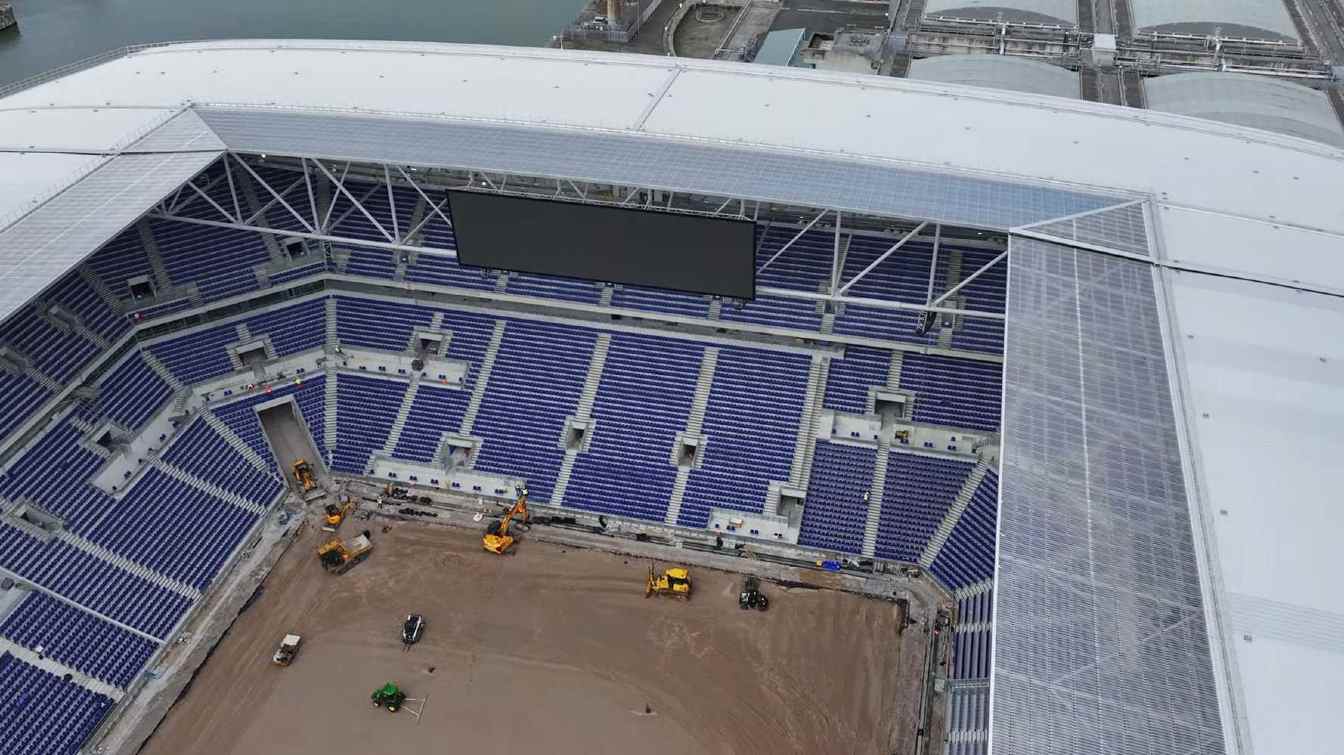 Construction of Everton Stadium