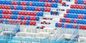 Spain: Seats are appearing at Camp Nou