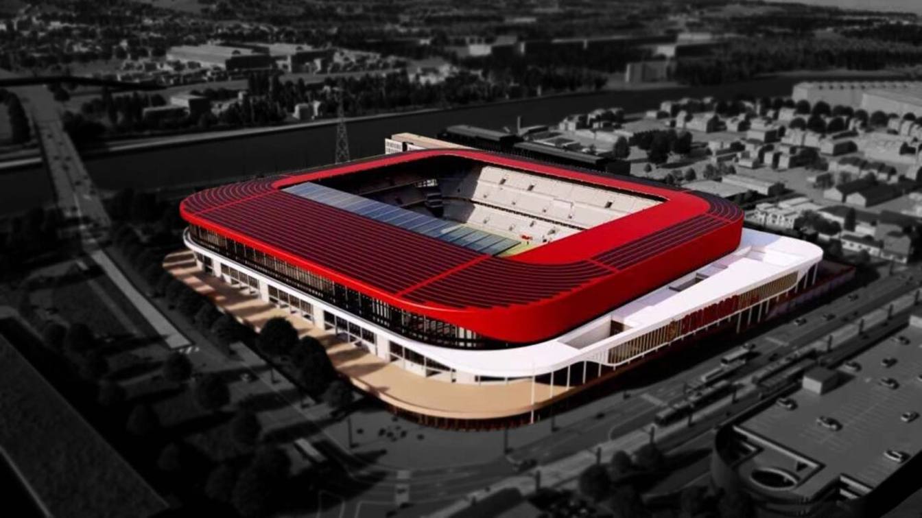 Design of the new Flamengo stadium