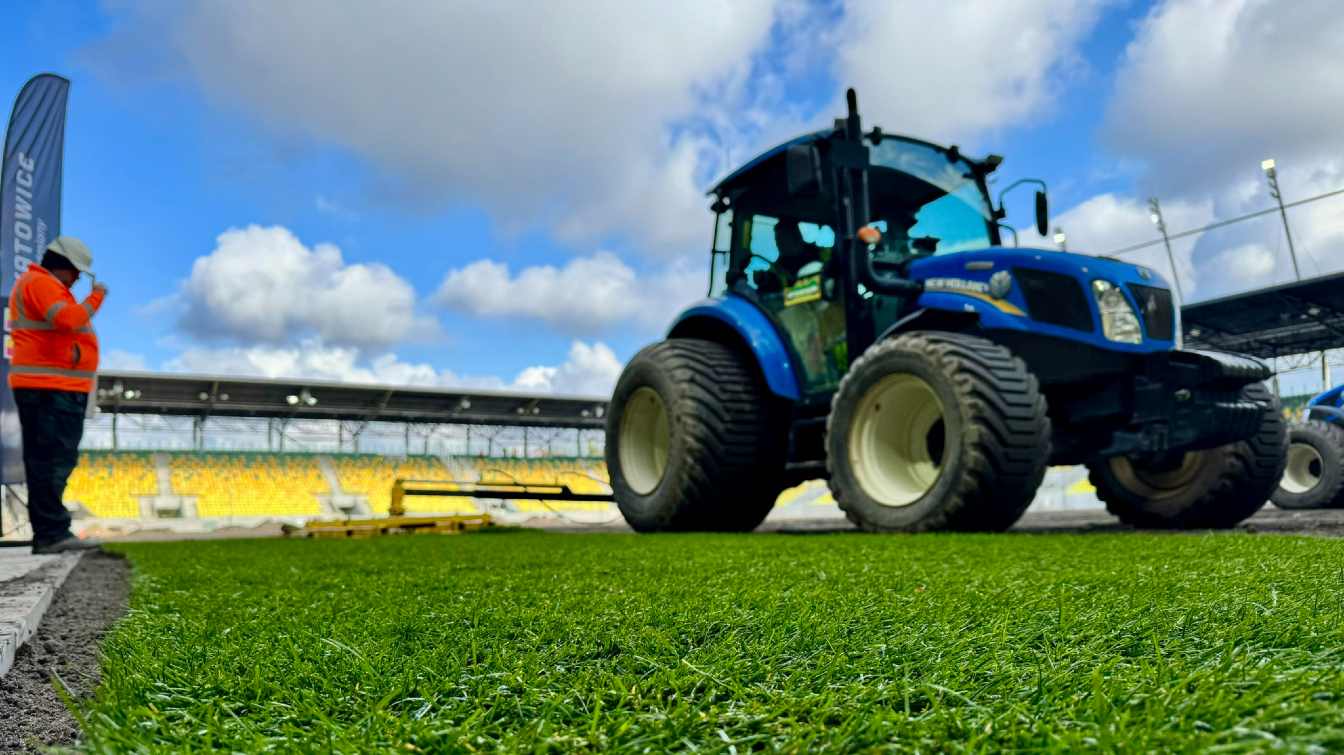 Construction of Stadion Miejski w Katowicach (Stadion GKS-u Katowice)