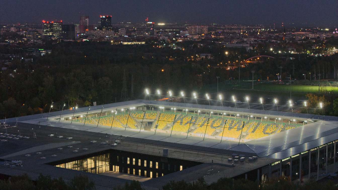 Construction of Stadion Miejski w Katowicach (Stadion GKS-u Katowice)