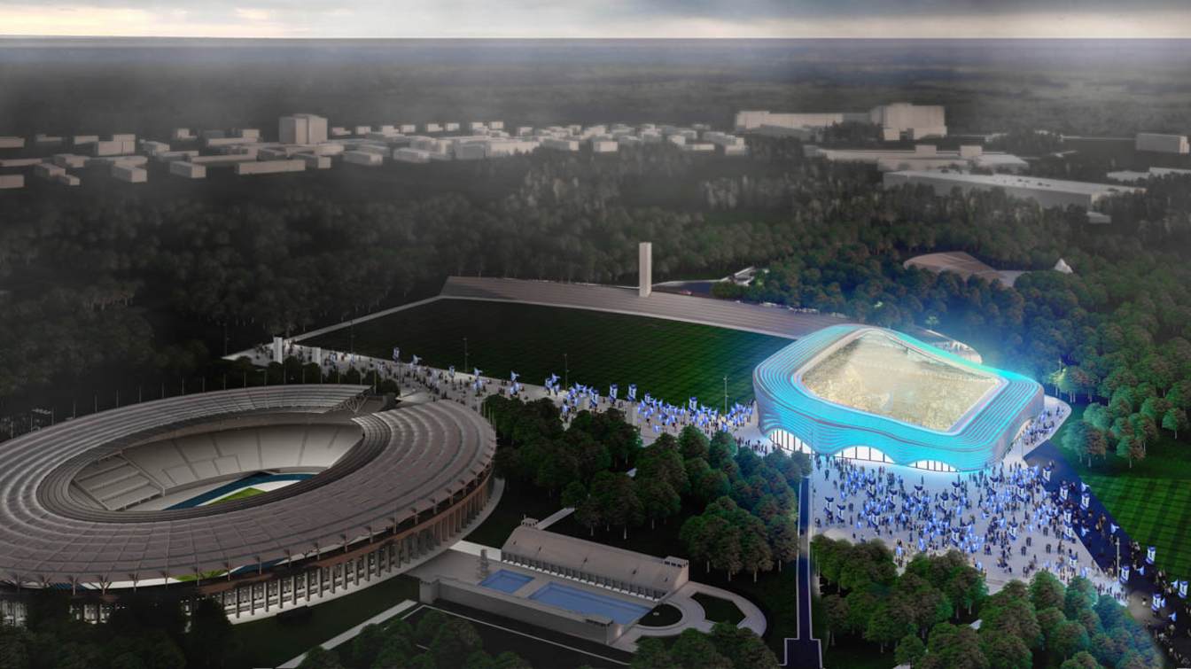 Design of Hertha Stadion