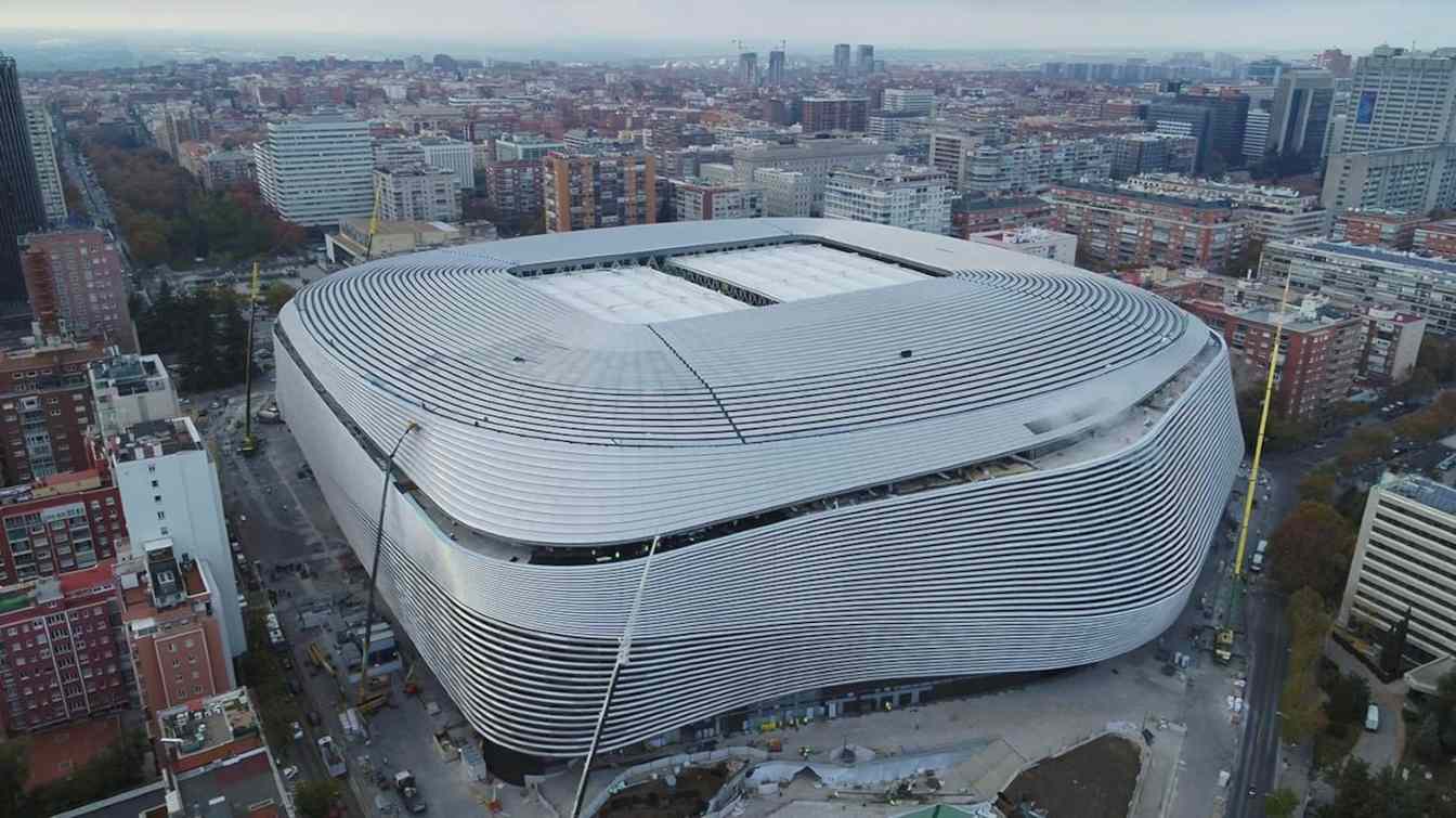 Construction of Estadio Santiago Bernabéu