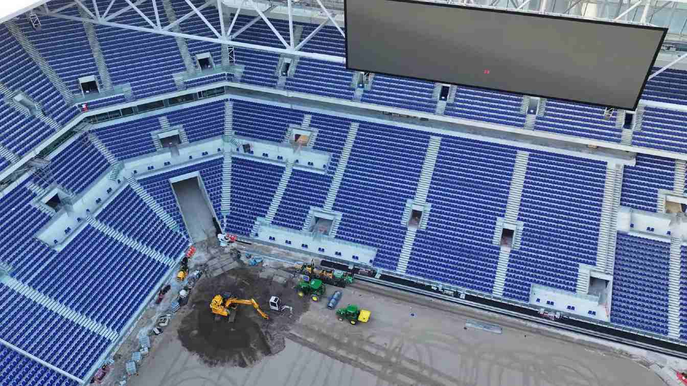 Construction of Everton Stadium