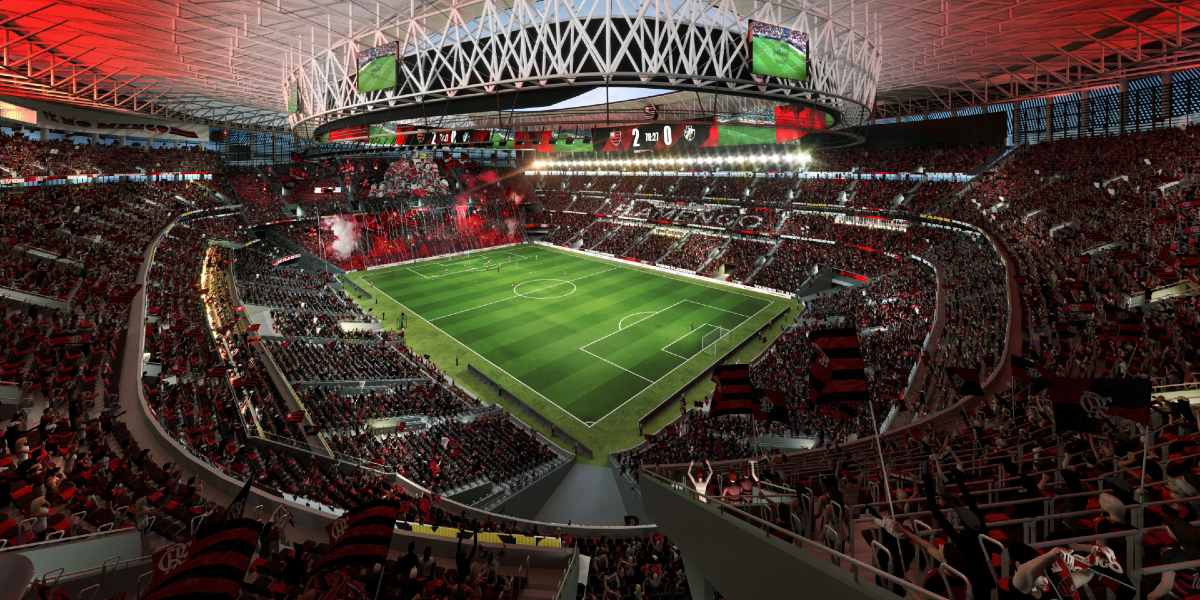 Brazil: First renderings of Flamengo's new stadium. Bigger than Allianz Arena