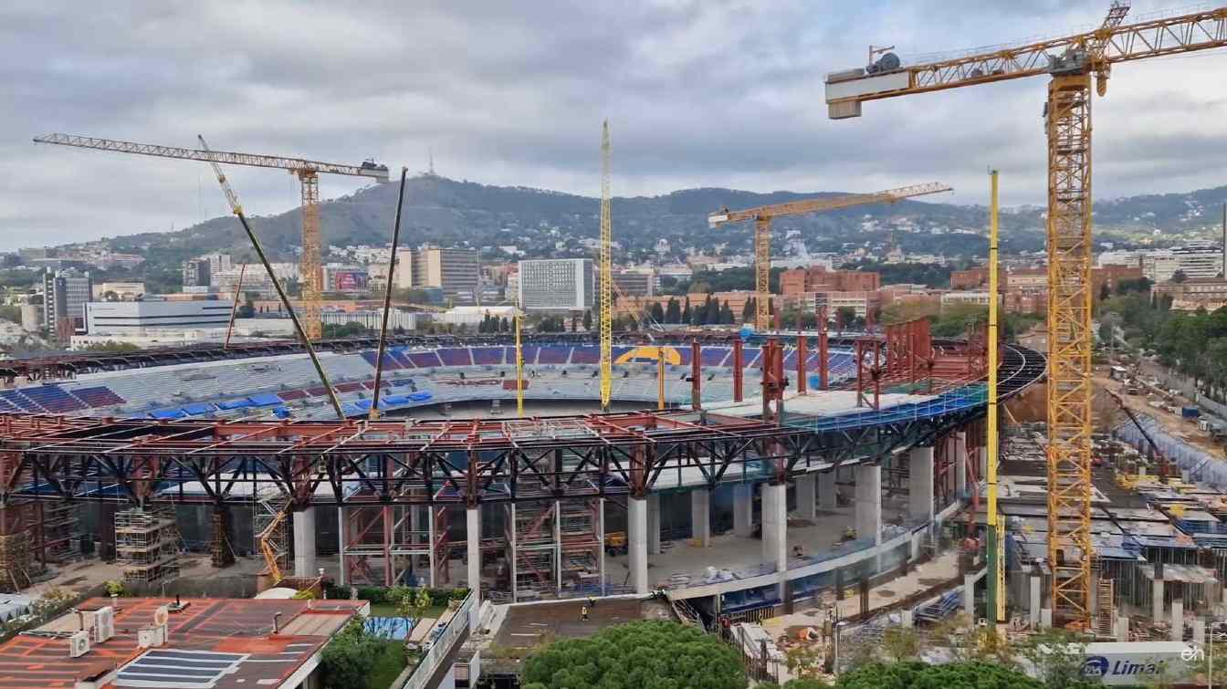 Construction of Spotify Camp Nou