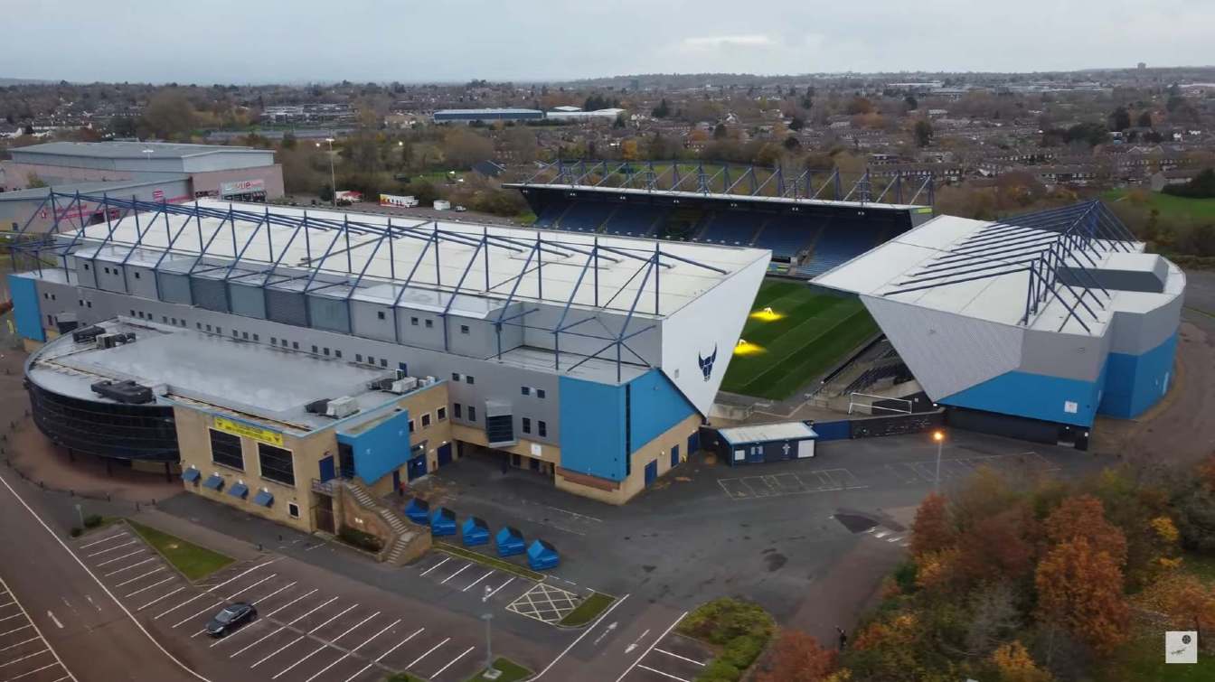 The current stadium of Oxford United, Kassam Stadium