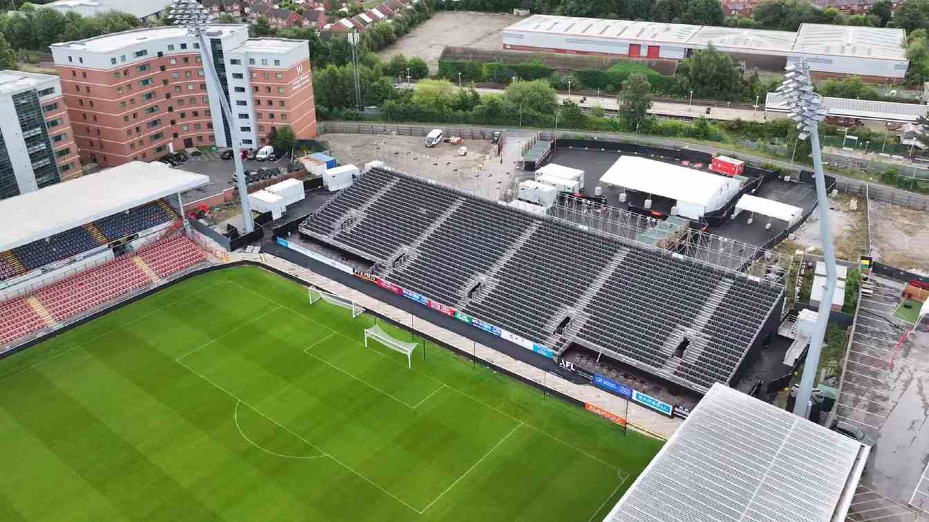 Construction of Racecourse Ground