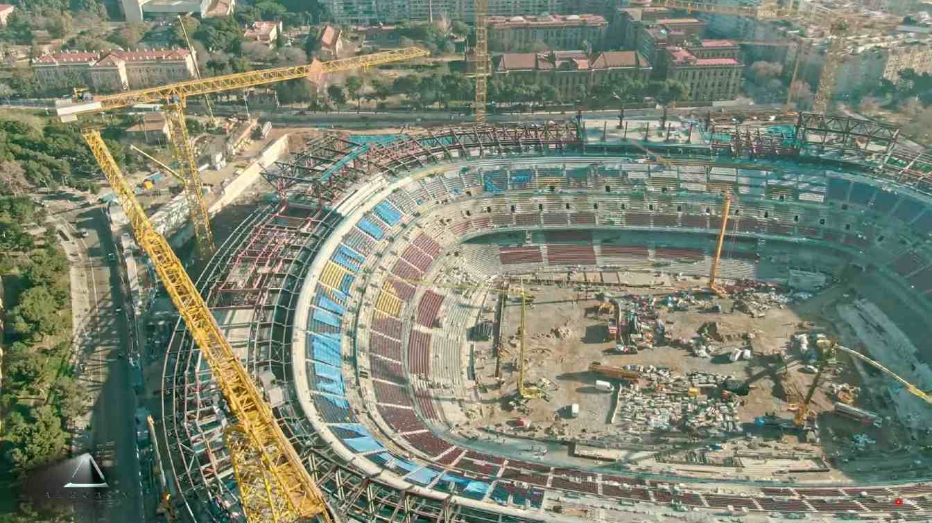 Limak is expected to hand over the Camp Nou with a capacity of 60,000 seats in the spring, with work on completing the rest taking until September 2026.