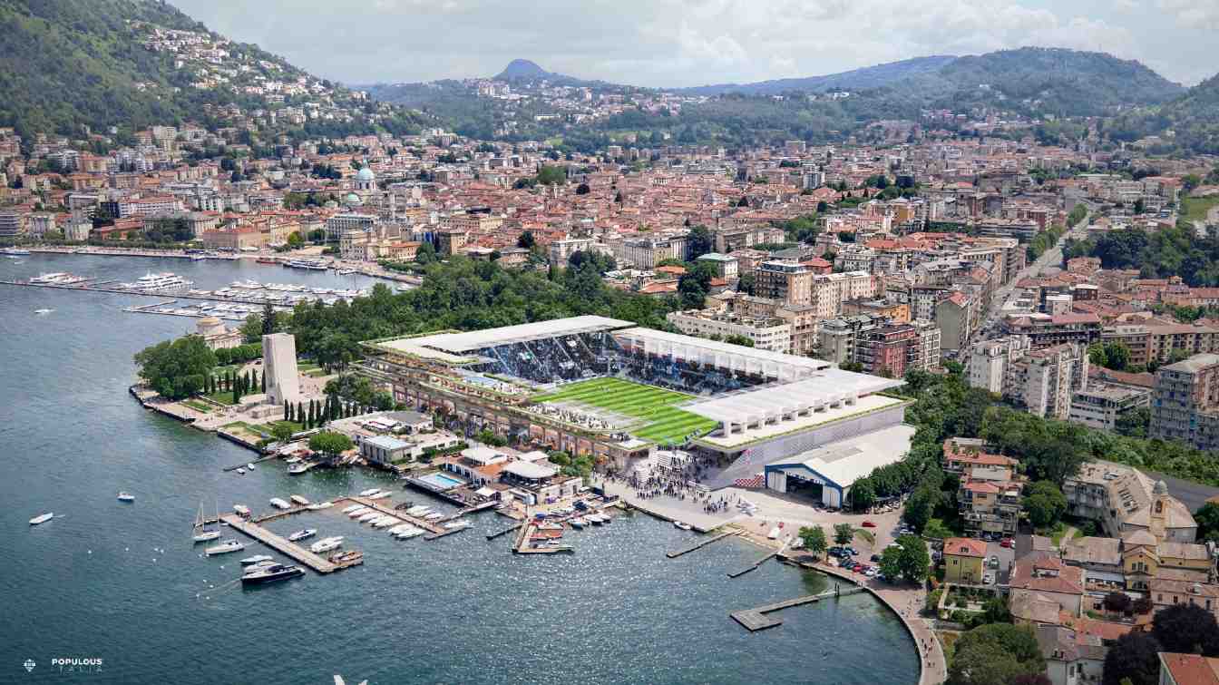 Stadio Giuseppe Sinigaglia would become not only one of the most beautifully located but also one of the most modern stadiums in Italy.