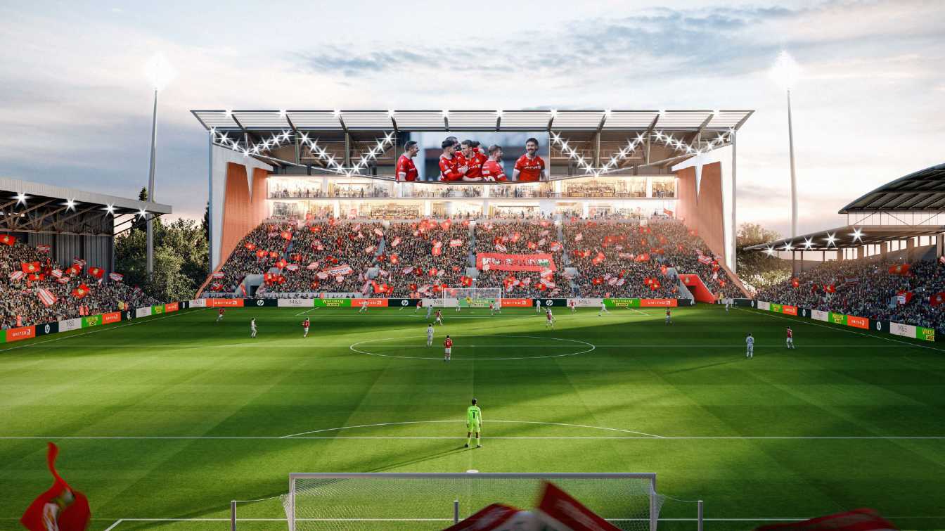 Design of Wrexham Stadium