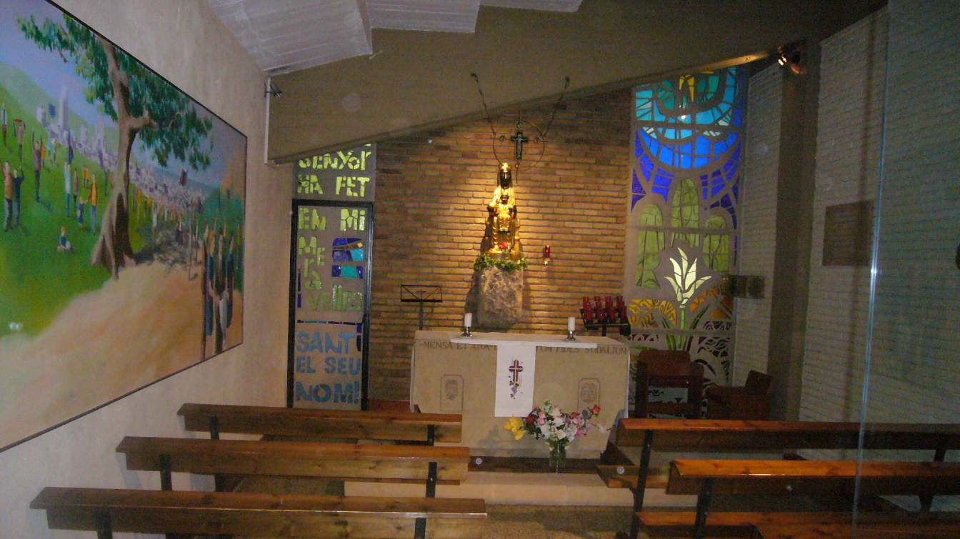 The chapel at Camp Nou can accommodate no more than 40 people.