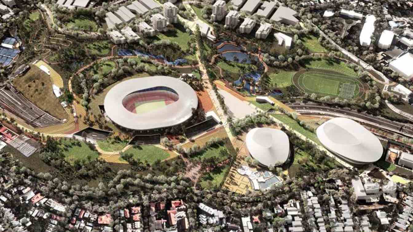 Design of Victoria Park Olympic Stadium