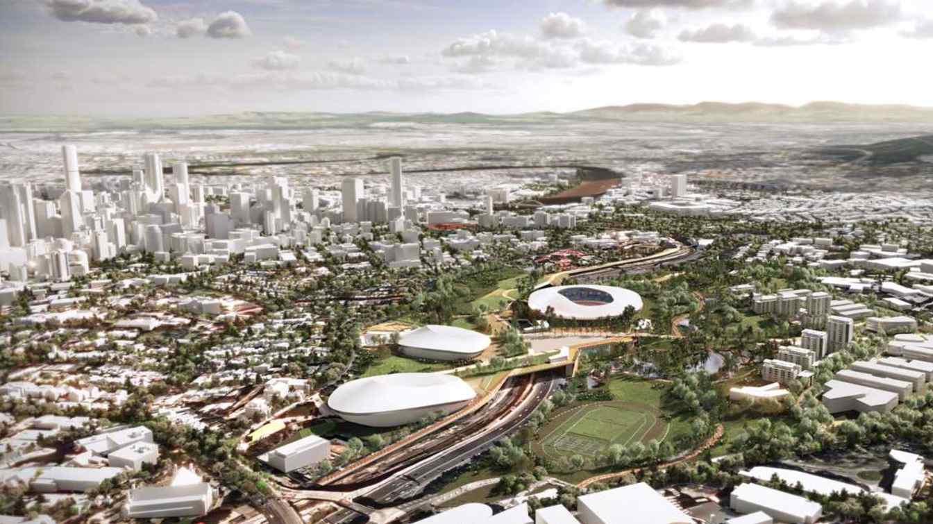Design of Victoria Park Olympic Stadium