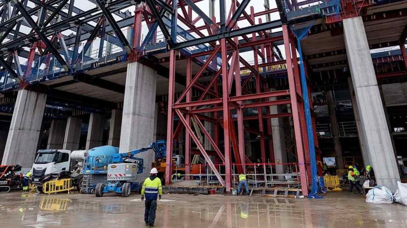 Construction of Spotify Camp Nou