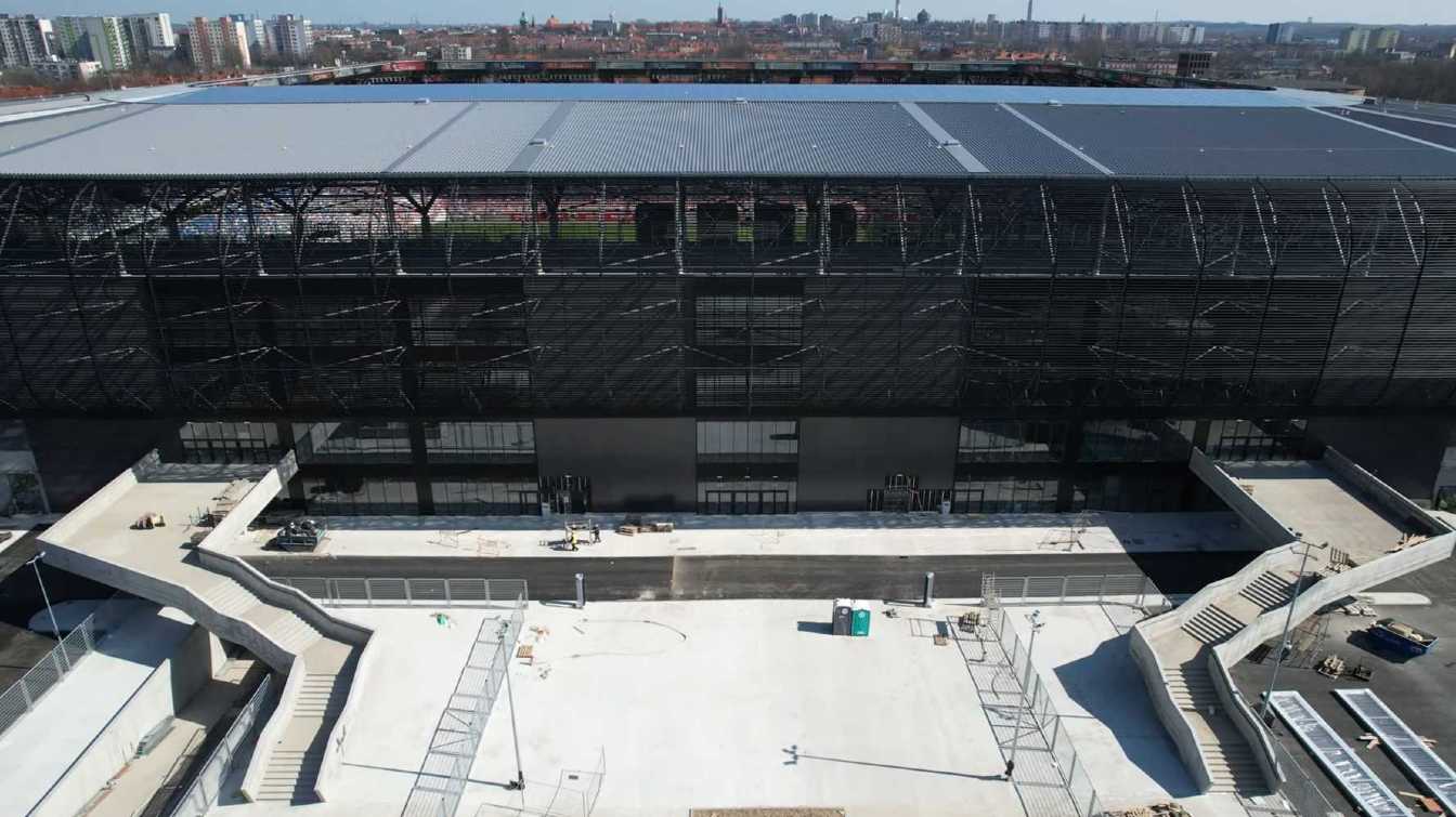 Construction of Arena Zabrze (Stadion G&oacute;rnika Zabrze)