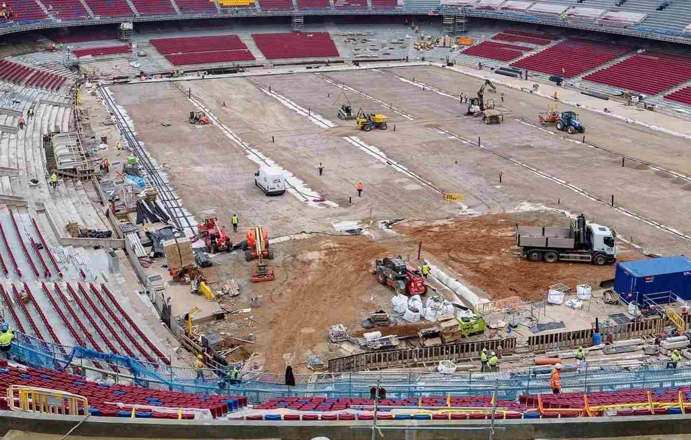 Spotify Camp Nou Construction