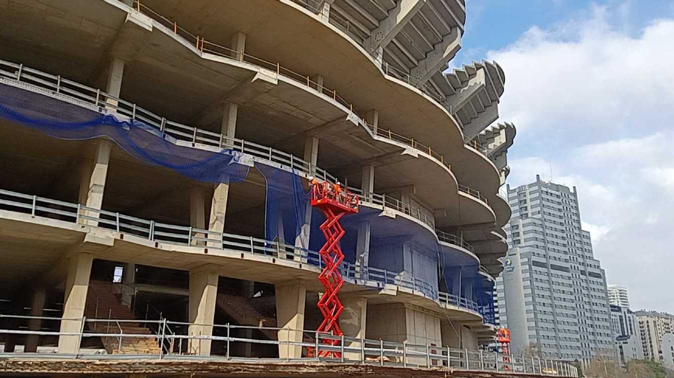 Until May, only preparatory work is going to be carried out at Nou Mestalla construction site.