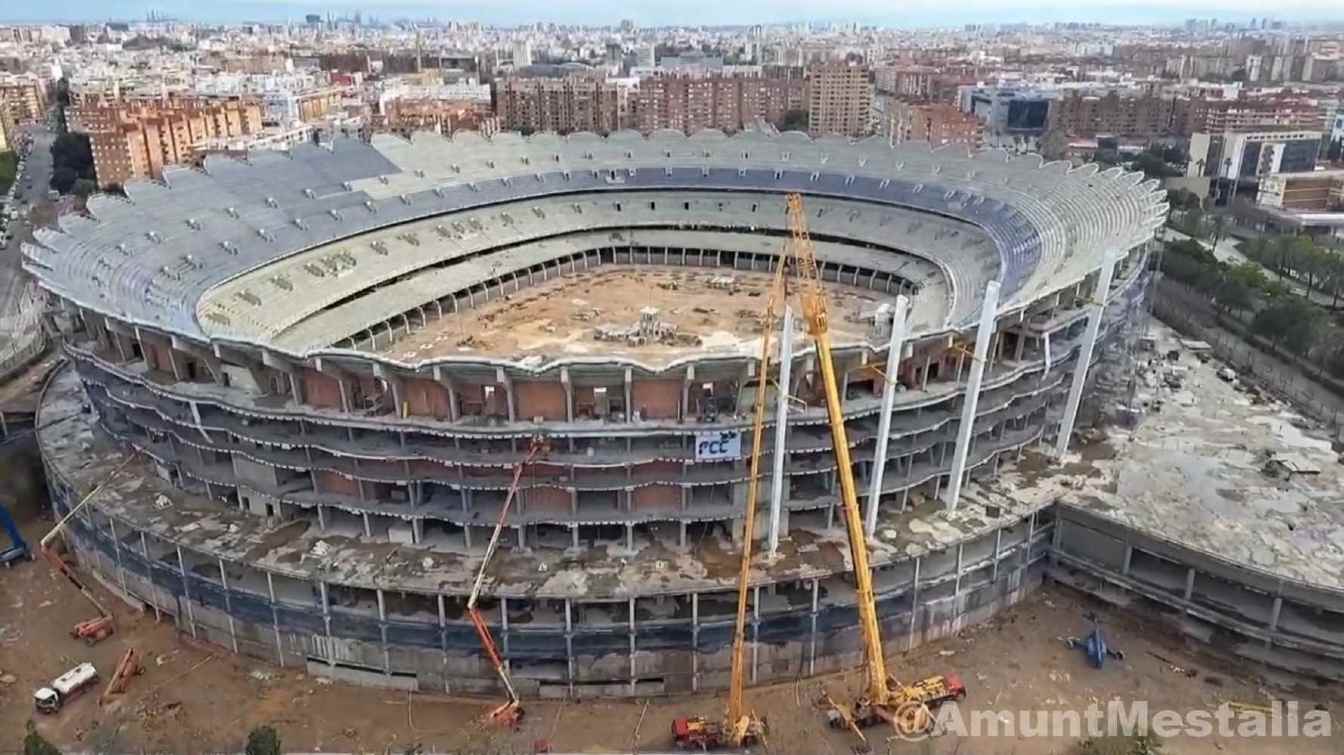 Construction of Nou Mestalla