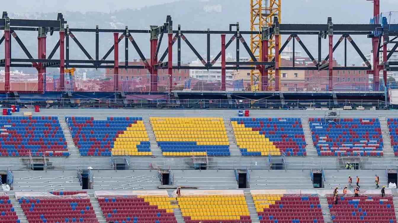 Around 40,000 seats have already been installed at Spotify Camp Nou.