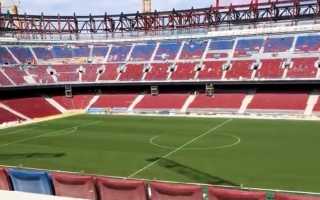 Spain: The pitch and lines at Camp Nou are ready!