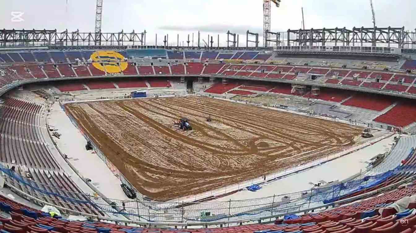Construction of Spotify Camp Nou