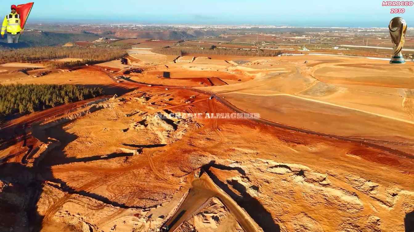 Construction of Grand Stade Hassan II