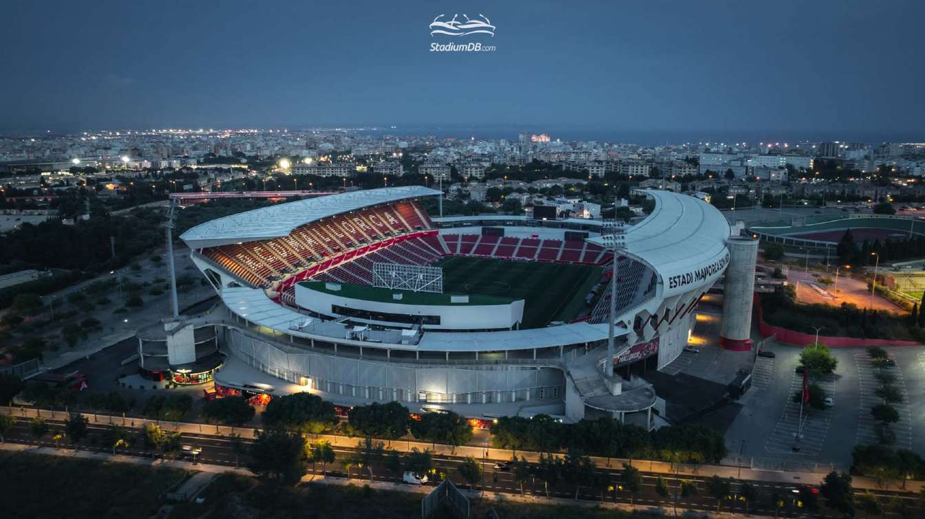 Son Moix is the 12th largest stadium in La Liga.
