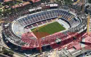Spain: Spotify Camp Nou prepares for first test match