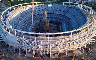 Morocco: Great banquet at construction site of Moroccan giant