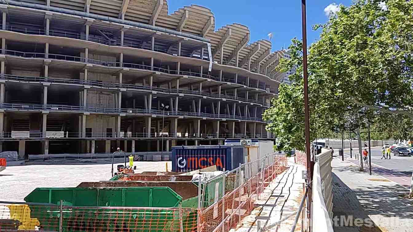 Construction of  Nou Mestalla