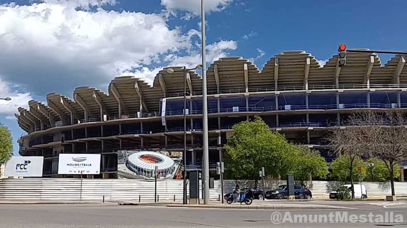 Construction of  Nou Mestalla