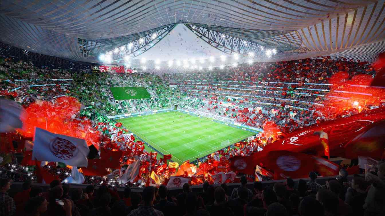 Design of Grand Stade Hassan II