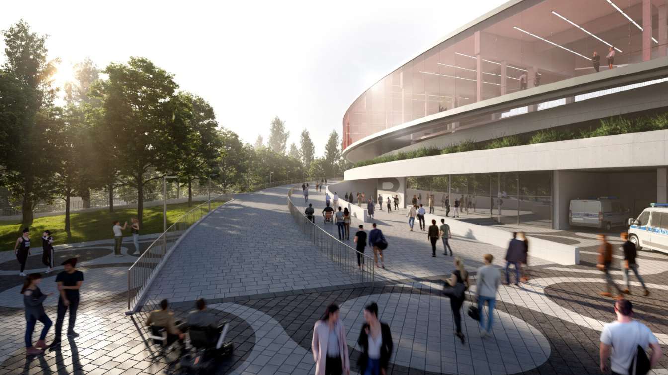 Design of Friedrich-Ludwig-Jahn-Sportpark