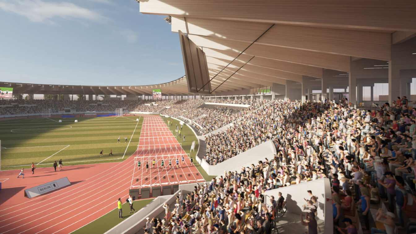 Design of Friedrich-Ludwig-Jahn-Sportpark